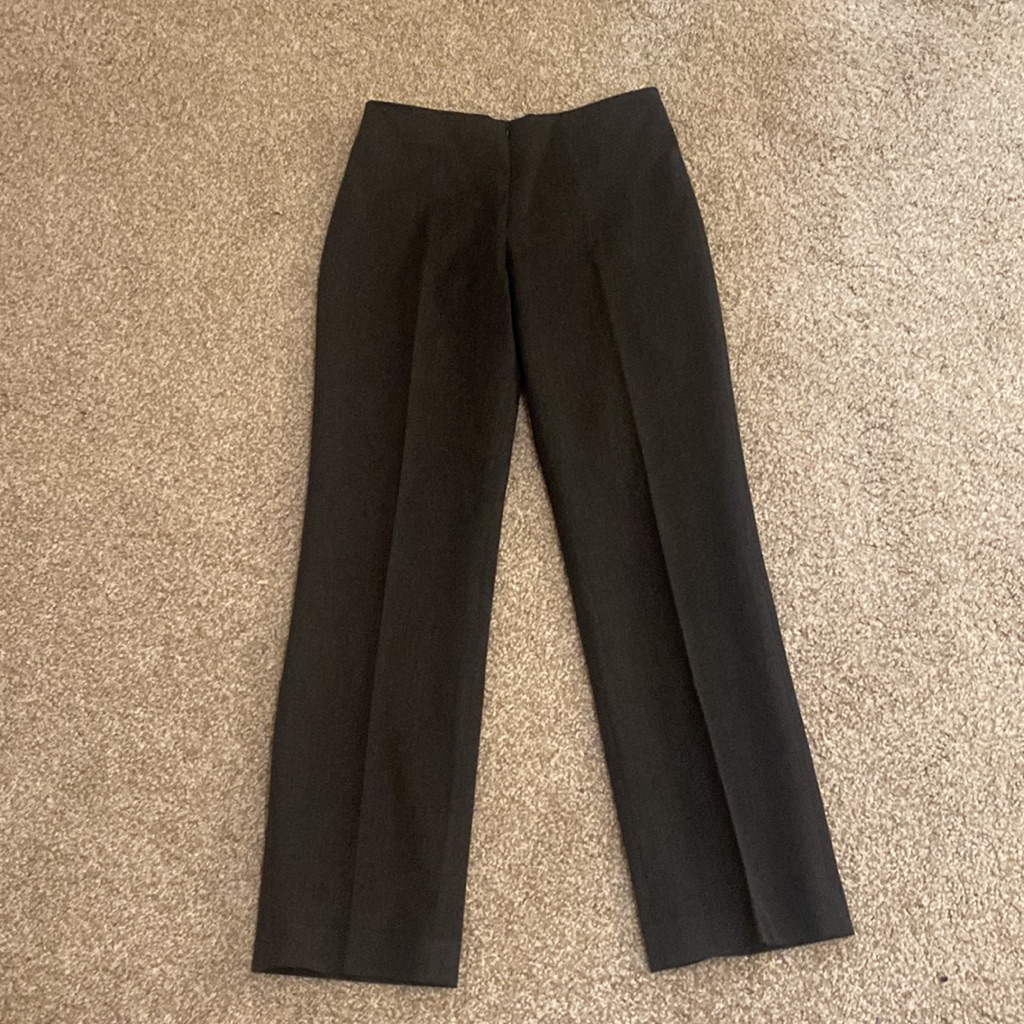 Fabrizio Gianni Classic Front Zip Straight Leg Pants